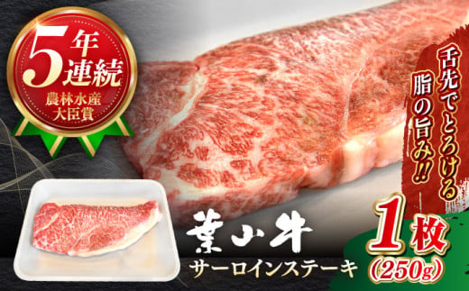 サーロイン 国産 和牛 A5ランク  葉山牛 サーロイン ステーキ 計250g ( 250g × 1枚 ) 牛肉 A5 黒毛和牛 250グラム サーロイン ステーキ 冷凍 人気 おすすめ 赤身 国産 葉山牛 神奈川県 葉山町【【葉山牛ステーキレストラン 角車】 [ASBD016]