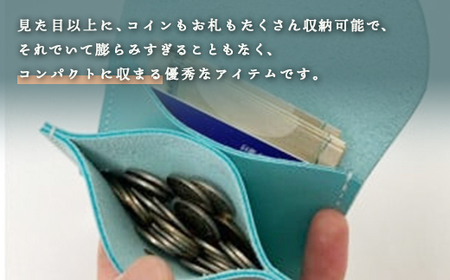 【おいらせブルー】牛革マルチケース 【 ふるさと納税 人気 おすすめ おすすめ ランキング おいらせ ブルー 財布 コインケース 小物入れ ハンドメイド 手作り 牛革 レザー 青 奥入瀬 普段使い ギ