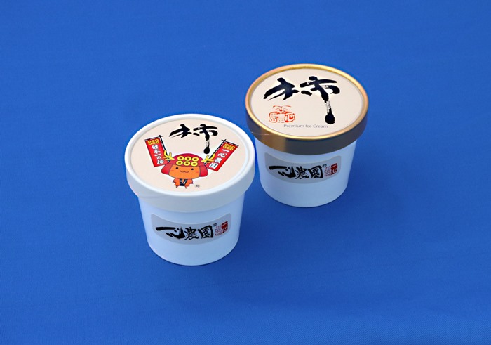 M133　一心農園オリジナル柿アイスの詰め合わせ