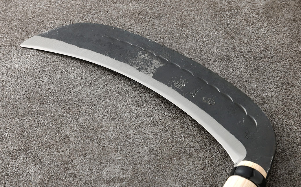 土佐打刃物 草刈鎌 両刃厚刃タイプ18cm