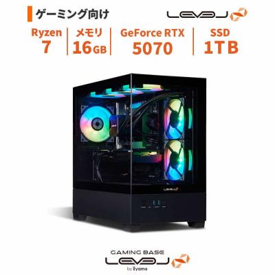 ふるさと納税 出雲市 ミニタワーゲーミングPC Ryzen 7/5070/ピラーレス/No.398