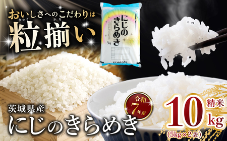 玄米 にじのきらめき 10kg 茨城県下妻市産