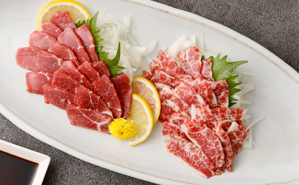 
                  厳選上赤身馬刺し 2.5kg  特上霜降り馬刺し 2.5kg  2種  セット 合計5kg  馬肉 馬刺 ばさし 馬 肉 お肉 熊本県 醤油付き
                
