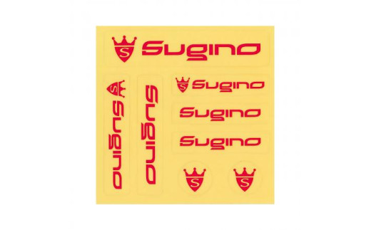 Sugino Sticker Sheet Clear＆Black ステッカー クリア ブラック 株式会社スギノエンジニアリング 奈良県 奈良市 なら 8-045
