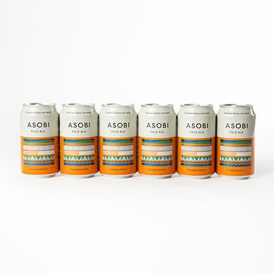 【毎月定期便】【与謝野町産ホップ使用クラフトビール】 ASOBI　350ml ×6本セット全12回