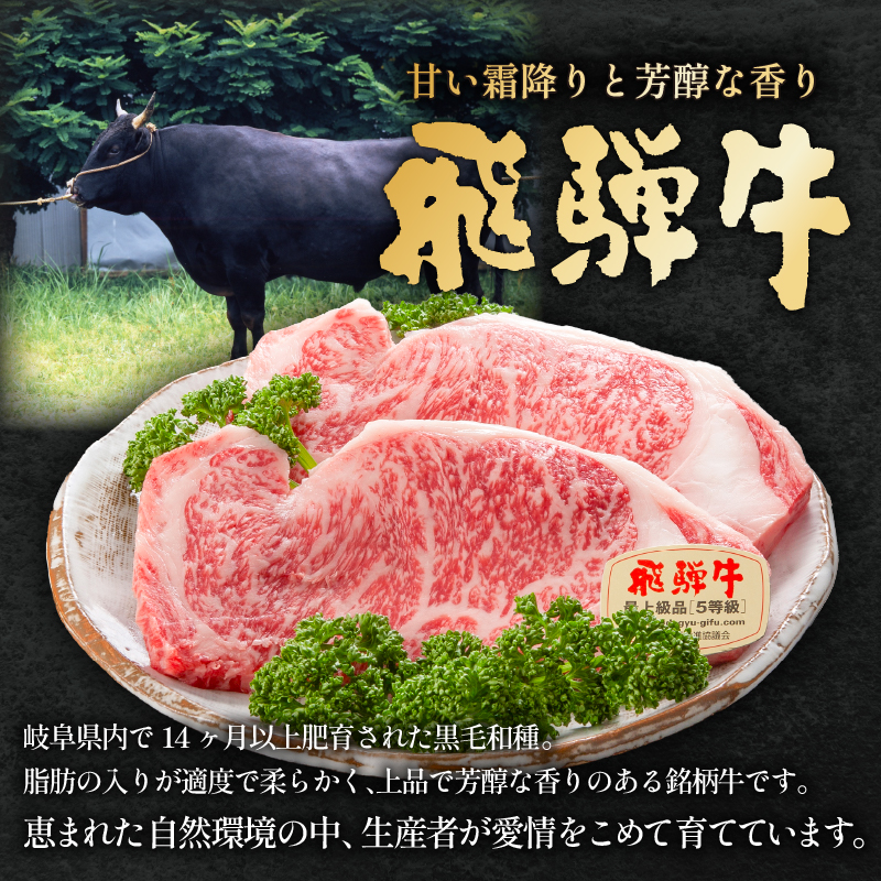 厚切り！飛騨牛サーロインステーキ　300ｇ×3枚【0016-030】_イメージ2