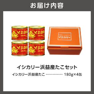 「浜益産たこのイシカリー」4缶セット カレー