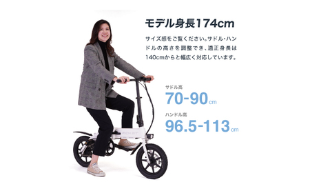 電動アシスト自転車 RICHBIT CITY ASSIST レンジャーグリーン 【Acalie】 コンパクト 折りたたみ[MGS006-4]