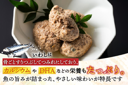 【北海道根室産】真いわしつみれ水煮160g×5缶 G-78009