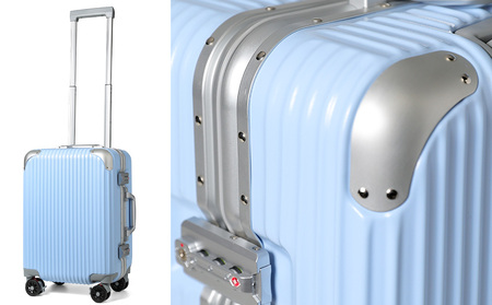 スーツケース キャリー  S (エンボス/アイスブルー) [PROEVO] [12001] AY291