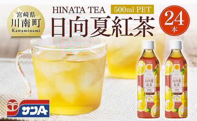 
                  サンA 日向夏 紅茶 HINATA TEA 500mlＰＥＴ 24本 入り 【 飲料 日向夏 紅茶 PET ジュース 長期保存 送料無料 】
                