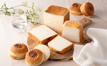 No.357 さやりん パンセット ／ パン詰め合わせ 小麦食パン 米粉食パン 米粉パン バンズ 食べ比べ こなだもん お食事パン 大阪府