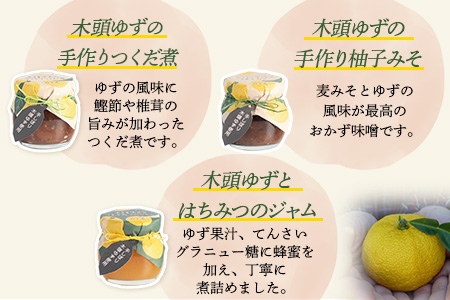 【ギフトセット】木頭ゆずづくし 8点セット【徳島 那賀町 木頭柚子 ゆず ユズ 柚子 万能調味料 調味料ギフト 調味料 料理 果汁 ぽん酢しょうゆ ゼリー 佃煮 味噌 おかず味噌 ごはんのおとも ジャ