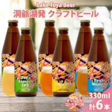 洞爺湖発 クラフトビール 3種 飲み比べ 計6本 セッションIPA IPA ヴァイツェン