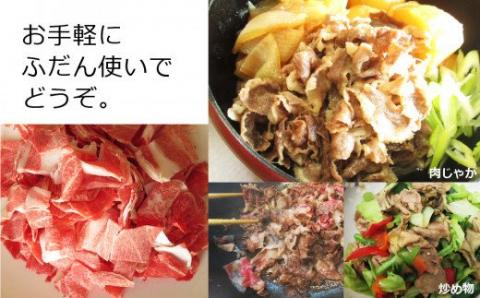 宮崎牛 こま 600g (300g×2)　牛肉[G7408]