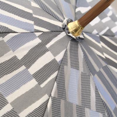 ふるさと納税 西桂町 婦人長傘　ノルディック大枝(グレー)槙田商店の傘職人が作る北欧テイストのおしゃれな日本製の晴雨兼用傘 |  | 01