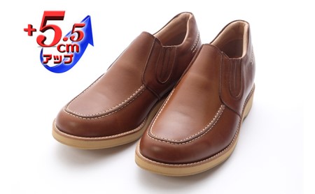 シークレットシューズ 5.5cm 茶 シークレットシューズ 24.0cm