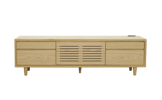 
            【開梱・設置】モナコ 165cm テレビボード（ナチュラル）　AX051
          