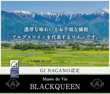 アルプスワイン ミュゼドゥヴァン 松本平ブラッククイーン | アルプス ワイン ミュゼドゥヴァン 松本平ブラッククイーン ぶどう GI NAGANO認定 長野県 塩尻市