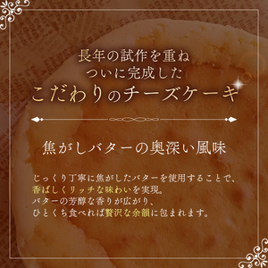 チーズケーキ 焦がしバター 5号 チーズ ケーキ お菓子 洋菓子 おやつ デザート スイーツ 冷凍 人気 壱福堂 新潟 新発田市 ippukudo002