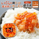 【ふるさと納税】 北海道産 いくら トロサーモン 親子丼 セット 1.2kg 200g 6個 醤油漬け 鮭卵 サーモン イクラ ikura 小分け パック 約2人前 お取り寄せ グルメ ご飯のお供 おつまみ 海鮮 水産 魚卵 魚介 冷凍 海鮮丼 北海道 札幌市