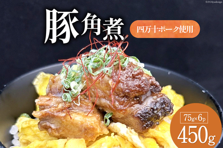 角煮 満天の星特製 (四万十ポーク使用)75g×6袋[満天の星 高知県 津野町 26ac0005]