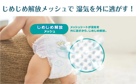 パンパース 通気性プラス パンツ タイプ 4パック[ Pampers おむつ オムツ ] ビッグ：40枚