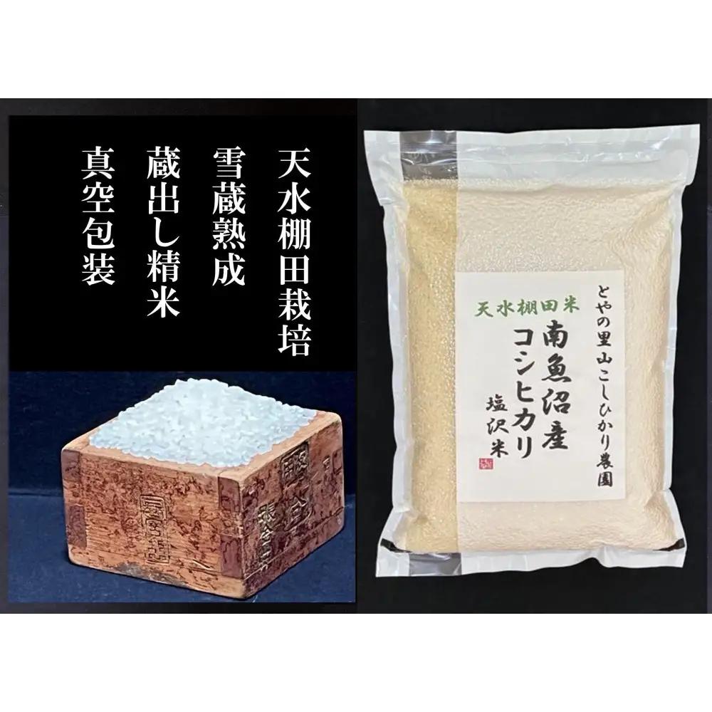 令和8年産新米予約【天水棚田米】雪蔵熟成塩沢産コシヒカリ精米4kg1回「とやの里山継承プロジェクト」【銘柄米 ブランド米 精米 こしひかり コシヒカリ 魚沼産 新潟米 お米 米 こめ】【2026年10