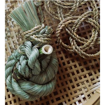 ふるさと納税 真庭市 一輪挿しわら細工