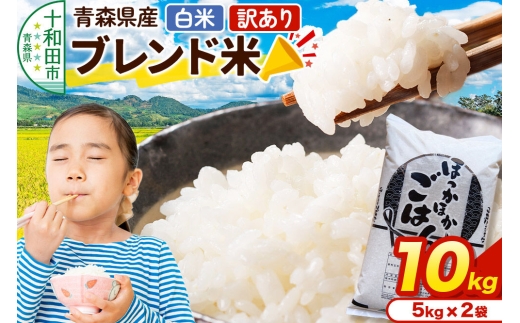【訳あり】青森県産ブレンド米 5kg×2袋（合計10kg）精米 [ごはん 米]