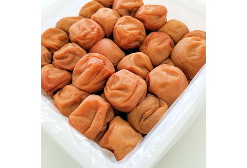 【0297-5】紀州南高梅（白干し）たっぷり2kg昔ながらのしょっぱい梅干し