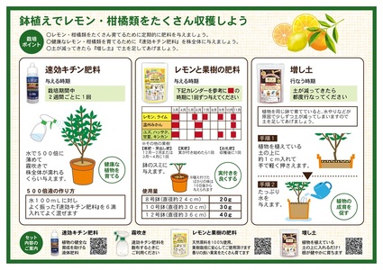 a12-192　レモン・果樹栽培資材セット