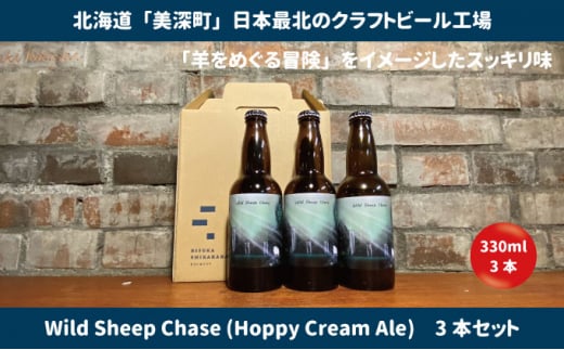 
[№5894-0555]美深のクラフトビール　定番その2の3本セット【北海道美深町】
