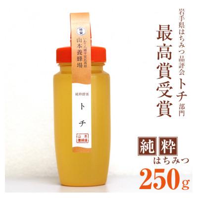 ふるさと納税 八幡平市 純粋はちみつ トチ 250g　P-001-C