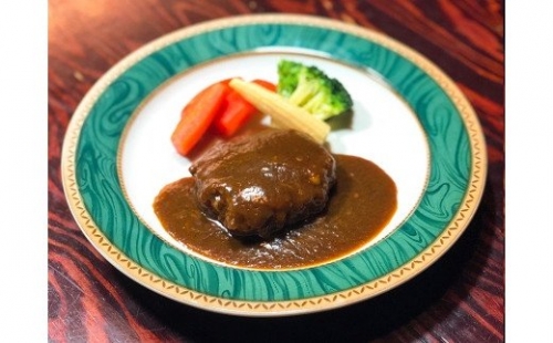 K1469 常陸⽜100％煮込み手ごねハンバーグ200g×6パック（合計1.2kg）
