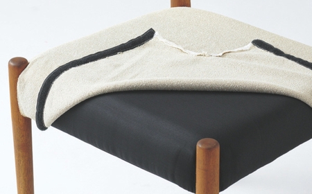 朝日木材 エッダ　ダイニングチェア30201(2脚) レッド≪DC30201S-EL0E3×2≫ 家具 シンプル ダイニングチェア 椅子 リビングチェア 張地 座面 イス リビング 居間 ナチュラル 