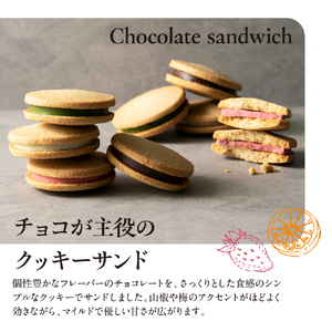 【秋冬限定】ル ココン　ショコラサンド　4種8個入【大阪府吹田市】　菓子 焼菓子 サブレ クッキー スイーツ デザート 食品 詰合せ ギフト プレゼント 手土産 お取り寄せ 焼き菓子 詰め合わせ 贈り