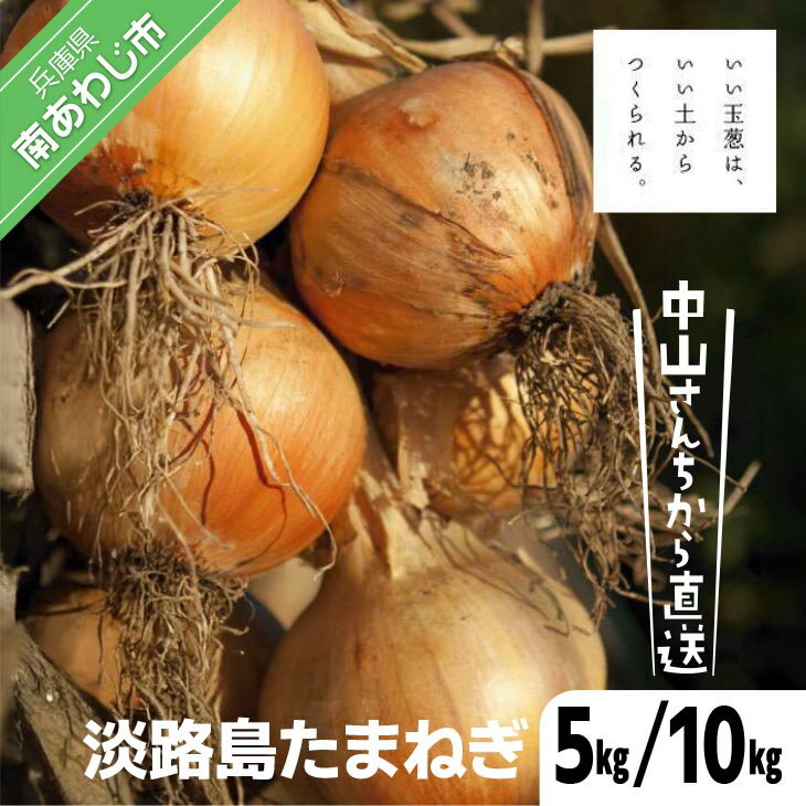 【ふるさと納税】【量が選べる！完熟玉ねぎ予約！】中山さんちから直送　淡路島たまねぎ　◆R8.6月下旬～発送