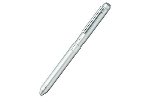 ゼブラ「シャーボX」ST3（カラー：シルバー）3色回転式ボールペン