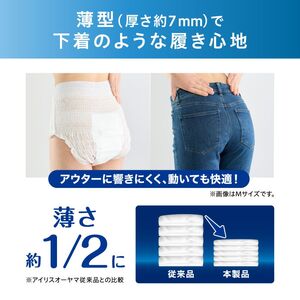 【24枚入り×4パック】大人用おむつ リフィール 快適下着 薄型パンツ SSサイズ 24枚入 NAD-SS24-4 大人用おむつ 紙おむつ パンツタイプ 超薄型 スピード吸収 消臭 紙パンツ リハビリ