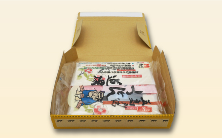 五島うどん2色セット（紅白）五島手延うどん250g×2、梅うどん200g×1 あごだしスープ10g×6【ますだ製麺】[RAM040]