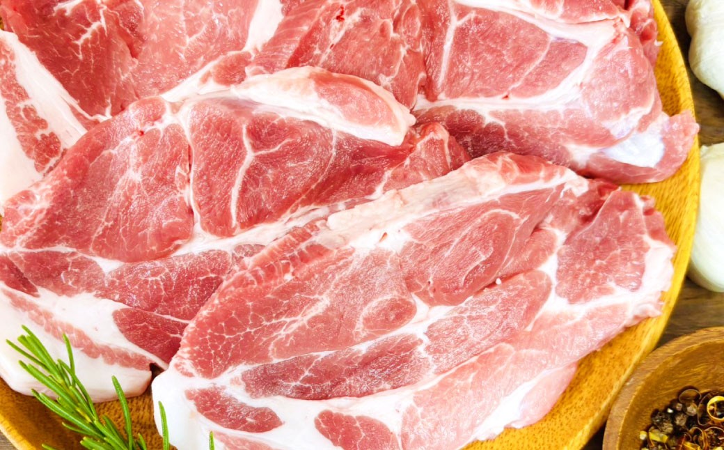 【愛媛県産】 豚肉 肩ロース 2枚ずつ小分け 約1kg （787）