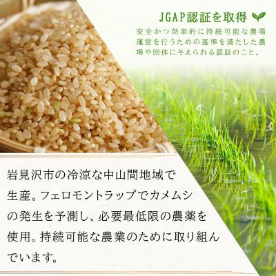 ふるさと納税 岩見沢市 令和7年産!ファーム坂口の特別栽培米 おぼろづき玄米15kg(5kg×3) |  | 02