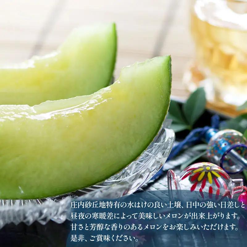 【令和8年産先行予約】泉屋商店の庄内砂丘アンデスメロン 約5kg（4～6玉入）　K-839　| メロン めろん フルーツ 果物 くだもの 夏 旬 デザート 産地直送 山形 鶴岡 庄内 東北 人気 おす