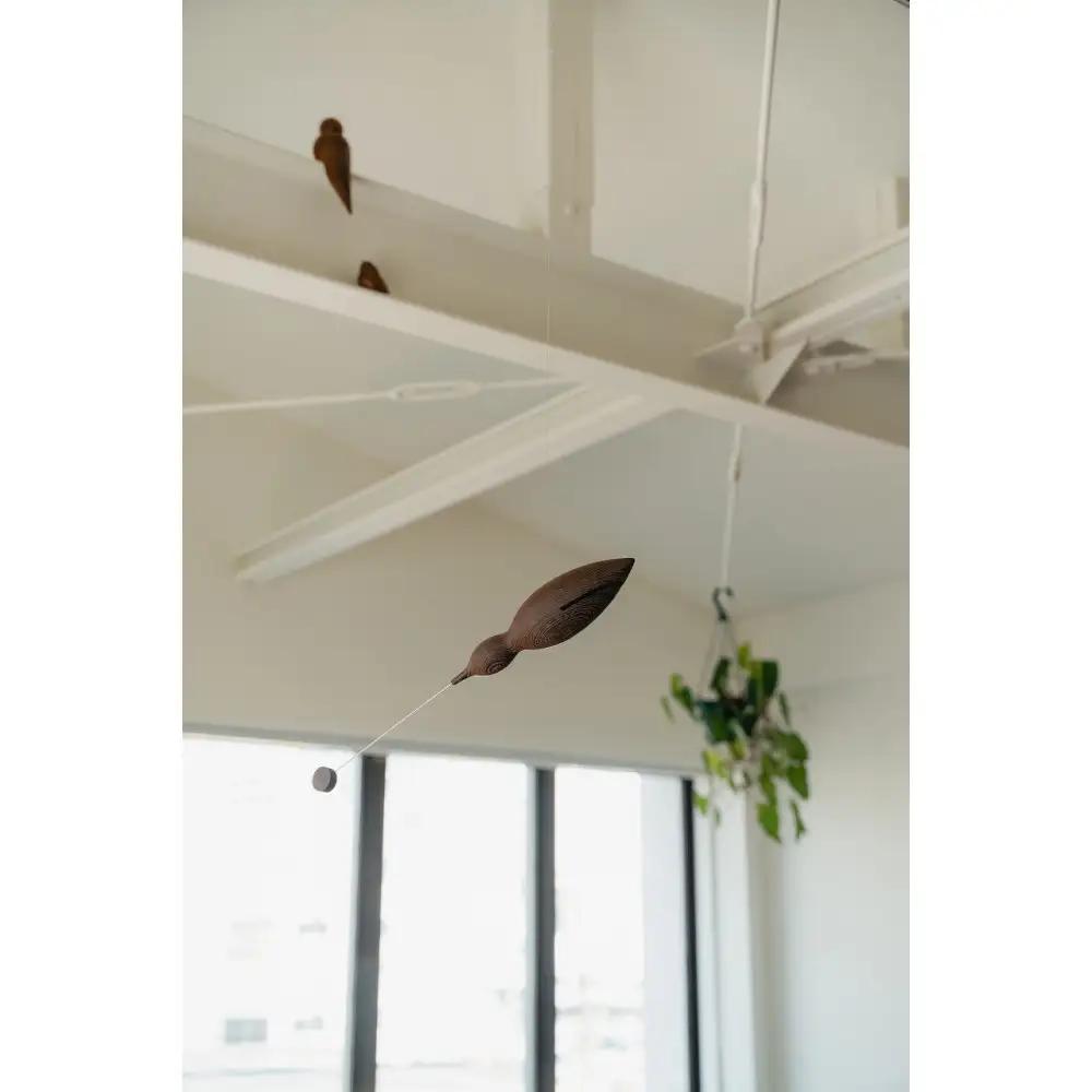 【Tagayasan（タガヤサン）：こげ茶】【銘木再生】幸運を運ぶ木製オブジェliving_bird 海鳥