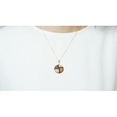 ふるさと納税 日南町 FOSSIL SERIES ラウンドネックレス |  | 01
