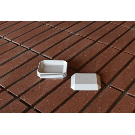 1616/ TY Square Plate 90 White セット 有田焼 器 食器 皿 白 ホワイト プレート A14-68_イメージ2
