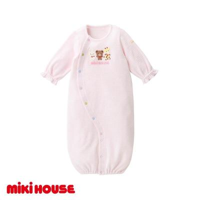 ふるさと納税 玖珠町 ミキハウス 無撚糸パイルツーウェイオール ( ピンク )