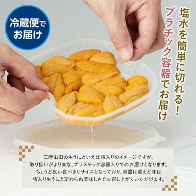 ふるさと納税 山田町 【無添加】三陸山田 生うに 【先行予約】100g×3パック 令和8年5月中旬以降発送 ウニ |  | 02