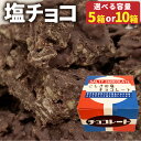 【ふるさと納税】 【選べる容量】 甘じょっぱさがクセになる 塩チョコ 5箱 10箱 塩チョコ チョコ 甑島 甘じょっぱ 鹿児島県 薩摩川内市 送料無料